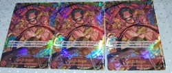One Piece Card Game Gol D. Roger Secret OP09-118 x3 - Image 1