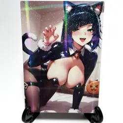 Genshin Impact Yelan Sexy Anime Waifu Girl Doujin Lewd Goddess Story Art Card - Image 1