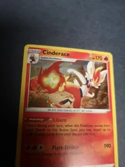 Cinderace 034/202 - Holo Rare Pokemon Sword & Shield TCG Card - Image 3
