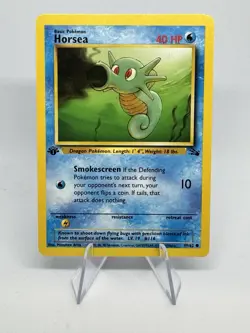 Horsea 49/62 - Fossil - First Edition Common Pokemon Card - Near Mint (NM) - Image 1