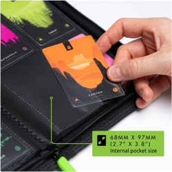 Vault X 4 Pocket Trading Card Zip Binder, 160 Cards, Premium Exo-Tec Album Mater - Image 4