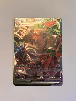 Holo Foil Rillaboom VMAX 3D Fan Art Display Vmax Card NM - Image 1