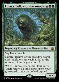 Lumra, Bellow of the Woods BLB NM MTG - Image 1