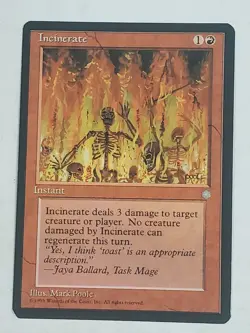 MTG Incinerate (Ice Age/Red/C) - BGM - Image 1