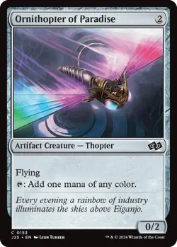NM Ornithopter of Paradise, MTG, Foundations Jumpstart, Magic the Gathering, 153 - Image 1