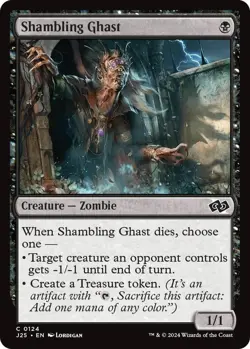 NM Shambling Ghast, MTG, Foundations Jumpstart, Magic the Gathering, 124 - Image 1