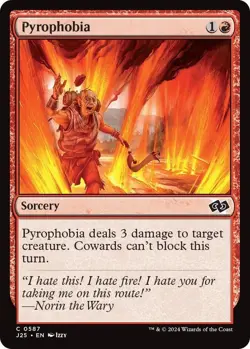 NM Pyrophobia, MTG, Foundations Jumpstart, Magic the Gathering, 587 - Image 1