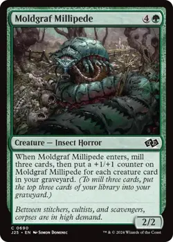 NM Moldgraf Millipede, MTG, Foundations Jumpstart, Magic the Gathering, 690 - Image 1