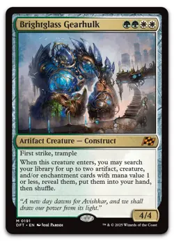 Brightglass Gearhulk #191 (NM) Aetherdrift DFT Magic MTG - Image 1