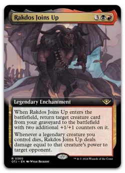 Rakdos Joins Up (Extended Art) #360 (NM) Thunder Junction OTJ Magic MTG - Image 1