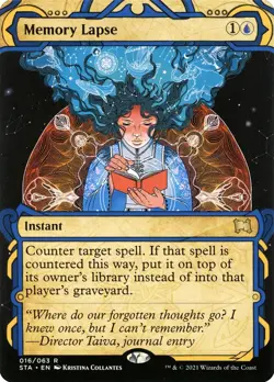 Memory Lapse (Foil Etched) #16 (NM) Strixhaven STA Magic MTG - Image 1