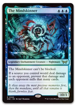 The Mindskinner #66 (Foil) (NM) Duskmourn DSK Magic MTG - Image 1