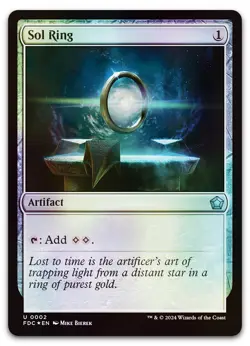 Sol Ring #2 (Foil) (NM) Foundations FDC Magic MTG - Image 1