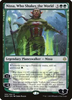 Nissa, Who Shakes the World #169 (NM) War of the Spark WAR Magic MTG - Image 1