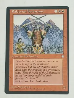 MTG Balduvian Barbarians (Ice Age/Red/C) - BGM - Image 1