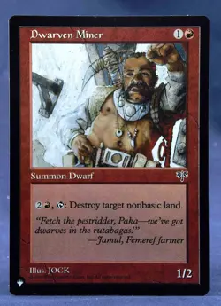 Dwarven Miner - MTG - The List - Excellent NM - Image 1
