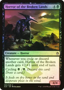 Horror of the Broken Lands MASTERS 25 MTG MAGIC CREATURE HORROR FOIL - Image 1