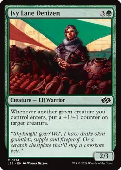 NM Ivy Lane Denizen, MTG, Foundations Jumpstart, Magic the Gathering, 674 - Image 1