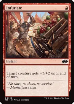 NM Infuriate, MTG, Foundations Jumpstart, Magic the Gathering, 565 - Image 1