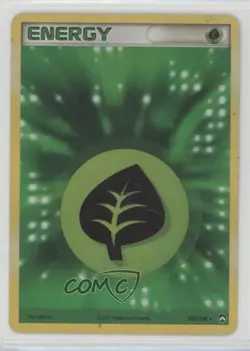 Grass Energy Reverse Foil Pokemon EX Power Keepers #103 2007 READ - Image 1