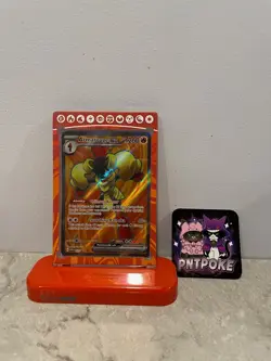 Pokemon Armarouge EX Ultra Pro Magnetic CARD PROTECTOR CASE w/DISPLAY BASE STAND - Image 1