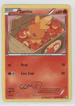 Torchic Pokemon Black & White Legendary Treasures Radiant Collection #RC5 READ - Image 1