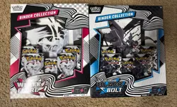 Pokemon Black Bolt and White Flare Binder Collection Bundle Set of 2 - Image 1
