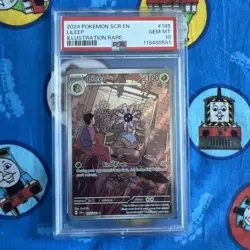 2024 Pokemon Stellar Crown Lileep Illustration Rare #145 PSA 10 Gem Mt - Image 1