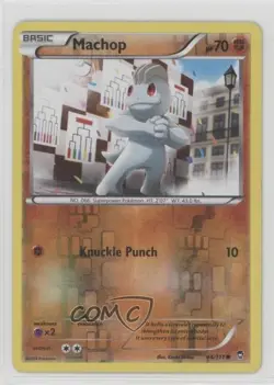 Machop Reverse Foil Pokemon XY Furious Fists #44 READ - Image 1