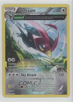 Unfezant Reverse Foil Pokemon XY Roaring Skies #81 READ - Image 1