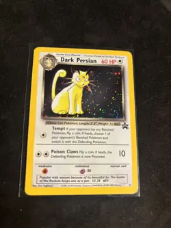 2000 Dark Persian #17 Black Star Promo Holo Rare Pokemon - Image 5
