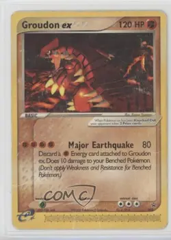Groudon ex (Nintendo Power Magazine) Pokemon Black Star Promo #002 2002 READ - Image 1