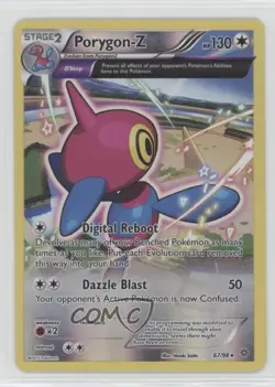 Porygon-Z Reverse Foil Pokemon XY Ancient Origins #67 READ - Image 1
