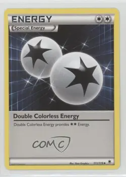 Double Colorless Energy Pokemon XY Phantom Forces #111 READ - Image 1