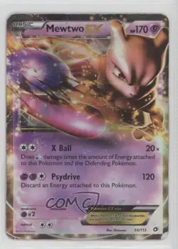 Mewtwo EX Pokemon Black & White Legendary Treasures #54 READ - Image 1