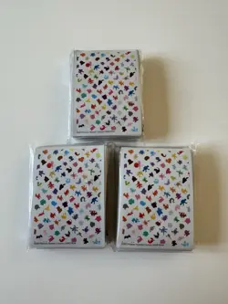(LOT of 3 PACKS) of Scarlet & Violet 151 ETB Pokemon Card Sleeves New Sealed - Image 1