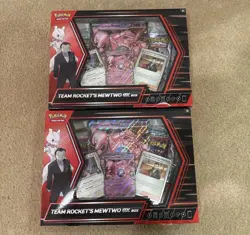 Pokemon TCG: Team Rocket's Mewtwo ex Box - Brand New/Sealed [LOT OF 2] - Image 1