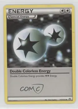 Double Colorless Energy Pokemon Black & White Legendary Treasures #113 READ - Image 1