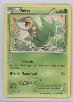 Snivy Pokemon Black & White Legendary Treasures Radiant Collection #RC1 READ - Image 1