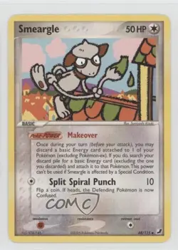 Smeargle Pokemon EX Unseen Forces #48 2005 READ - Image 1