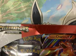 Lance's Charizard V Box 2021 Celebrations Collection Pokemon TCG Sealed *DINGS - Image 2