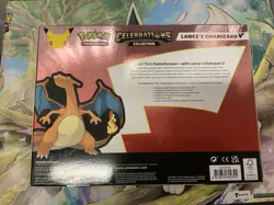 Lance's Charizard V Box 2021 Celebrations Collection Pokemon TCG Sealed *DINGS - Image 4