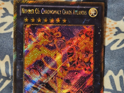 Number C6: Chronomaly Chaos Atlandis Gold Secret Rare PGLD-EN018 Yugioh - Image 2
