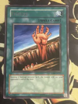 Yugioh: Fissure - LOB-EN057 Worldwide Edition - Rare - Unlimited - LP - Image 1