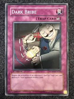 Yugioh Dark Bribe SDWS-EN032 1st Edition Common NM - Image 1