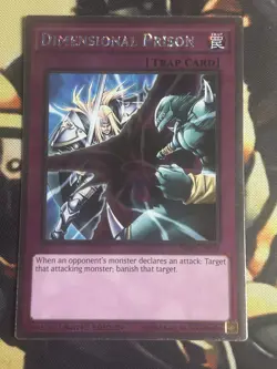 Yugioh: Dimensional Prison - NKRT-EN034 - Platinum Rare - Limited Edition - NM - Image 1