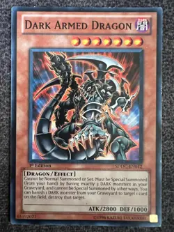 Yugioh Dark Armed Dragon SDDC-EN012 Common 1st Edition NM - Image 1