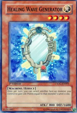 "Healing Wave Generator" - #CSOC-EN001 - YuGiOh-LP To NM - Image 1