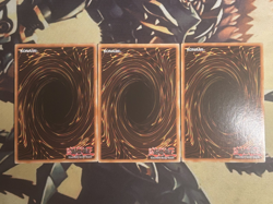 Yugioh: Blue-Eyes Red-Eyes Dark Magician 3 Card Set 1st Edition Duel Terminal NM - Image 2