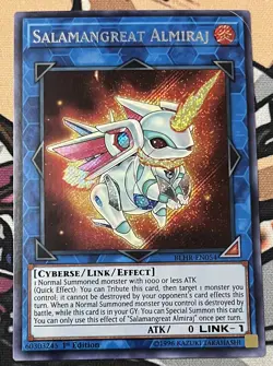 Yugioh Salamangreat Almiraj Secret Rare 1st Edition BLHR-EN054 NM - Image 1